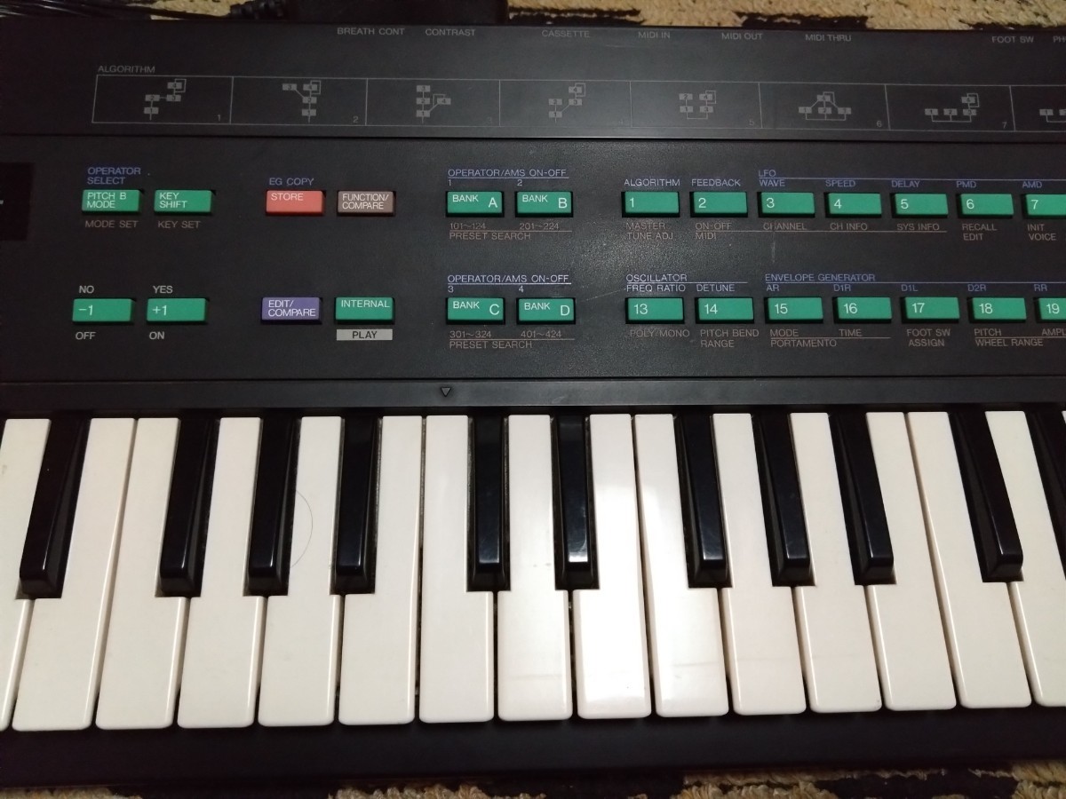 名機】YAMAHA DX100 ヤマハ シンセサイザー キーボード 動作確認済み 