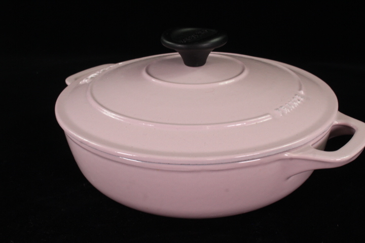 CHASSEUR シャスール ローキャセロール 20㎝ 両手鍋 鍋 ピンク