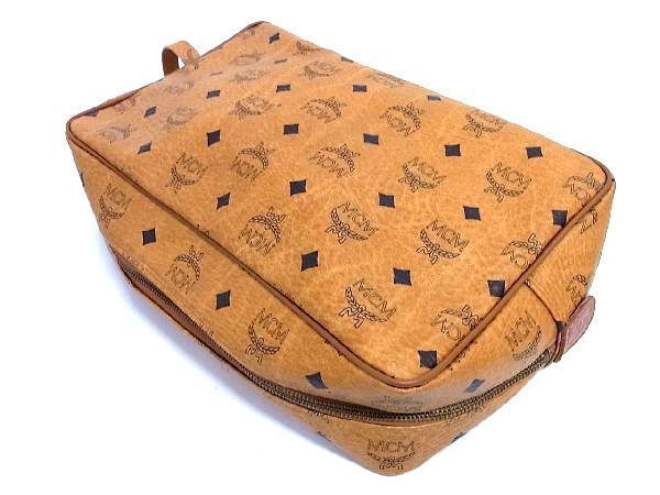1円 □美品□ MCM エムシーエム モノグラム ヴィセトス柄 レザー 