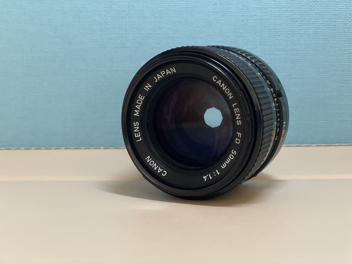 動作品 】 キャノン CANON New FD 50mm F1.4 Manual Focus Lens 50mm