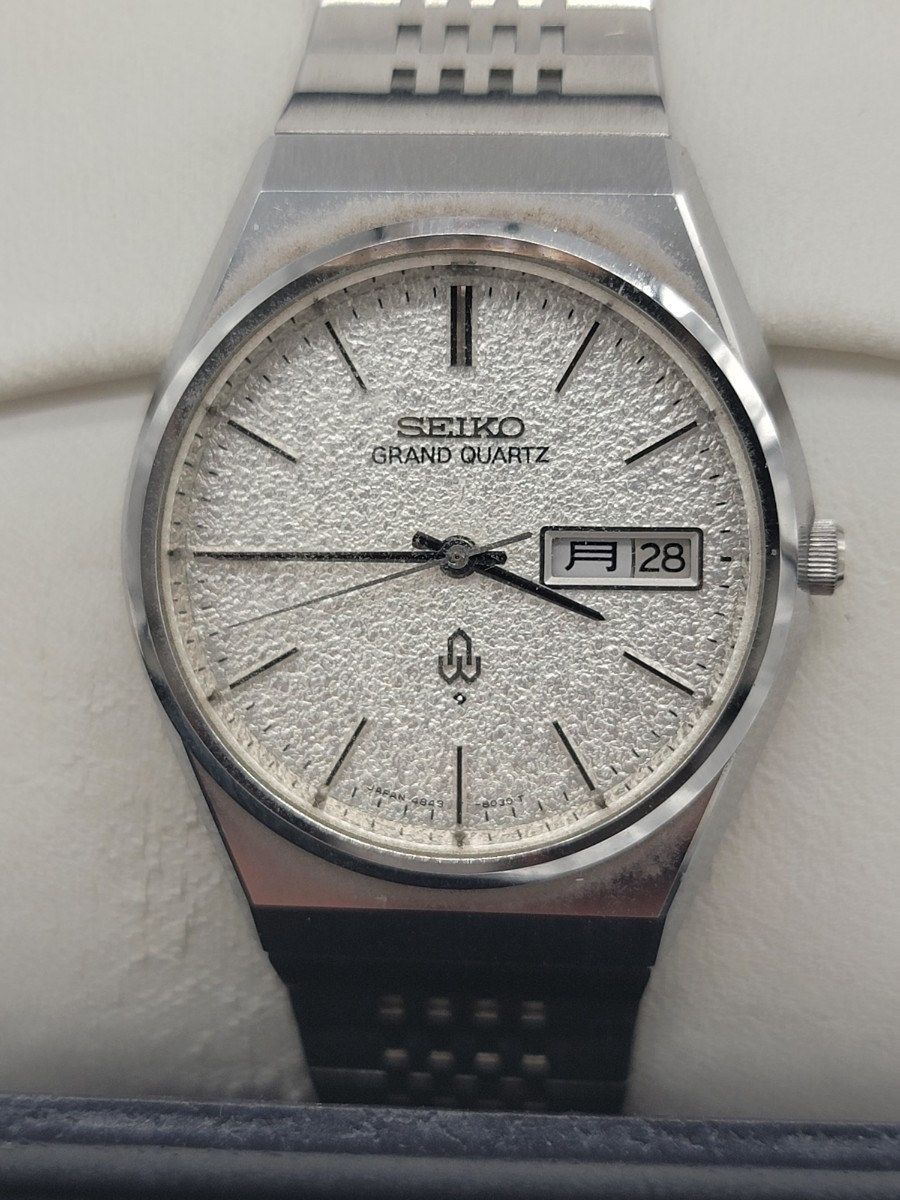 SEIKO GRAND QUARTZ セイコー グランドクォーツ 4843-8100 デイデイト 