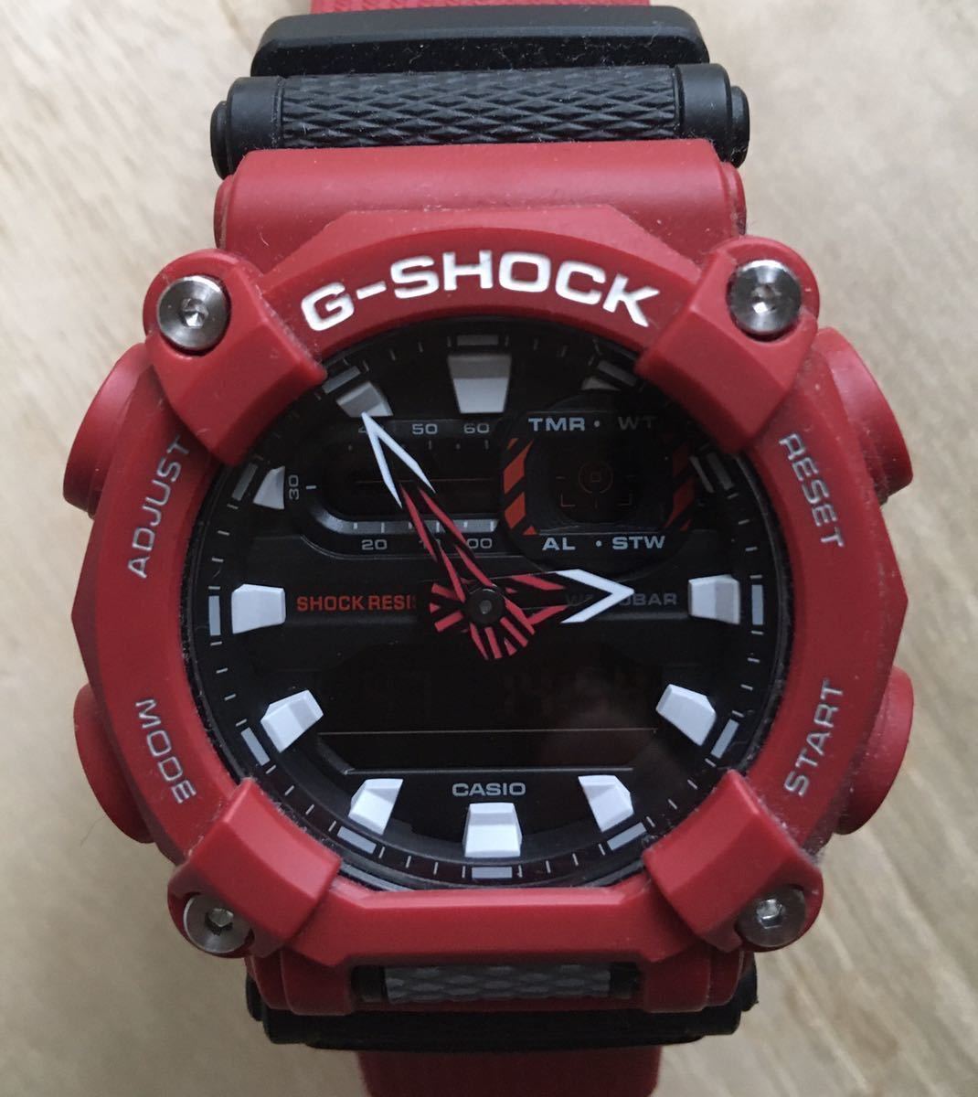 [新品同様] カシオ CASIO G-SHOCK GA-900 (レッド) 日本未発売カラー 