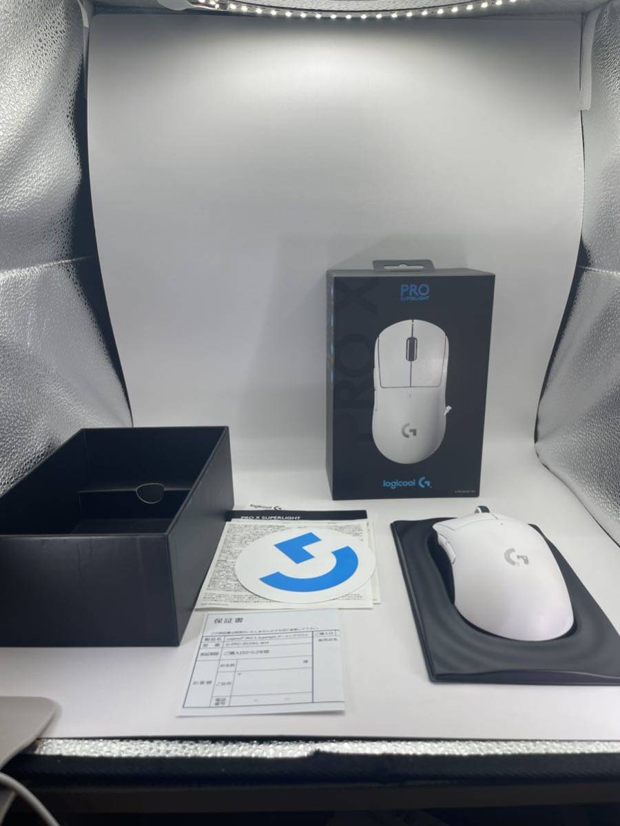 Logicool スーパーライト　G-PPD-003WL-WH マウス　ゲーミングマウス