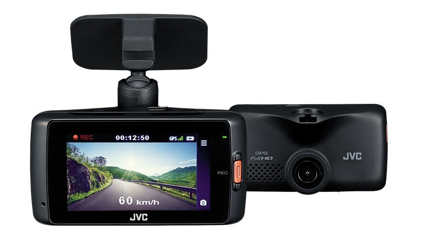 JVC KENWOOD GC-DR1 ドライブレコーダー 300万画素 microSDHCカード付属 衝撃感知/GPS搭載 LED信号機対応 運転支援機能搭載