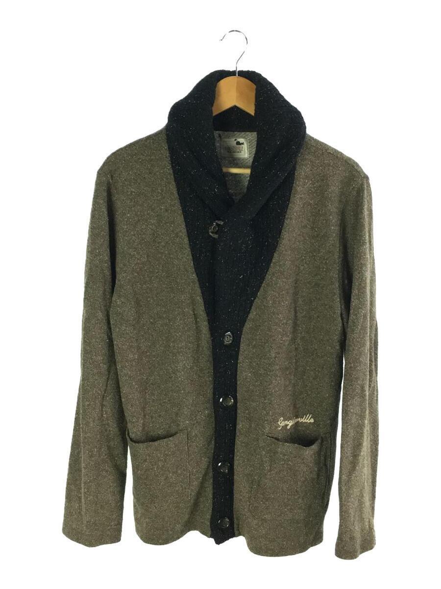 GANGSTERVILLE◆ジャケット/XL/コットン/BRW/無地/GSV-12-AW-09