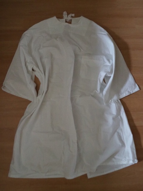 US ARMY - HOSPITAL CORDUROY VINTAGE size SURGICAL 40s GOWN 
