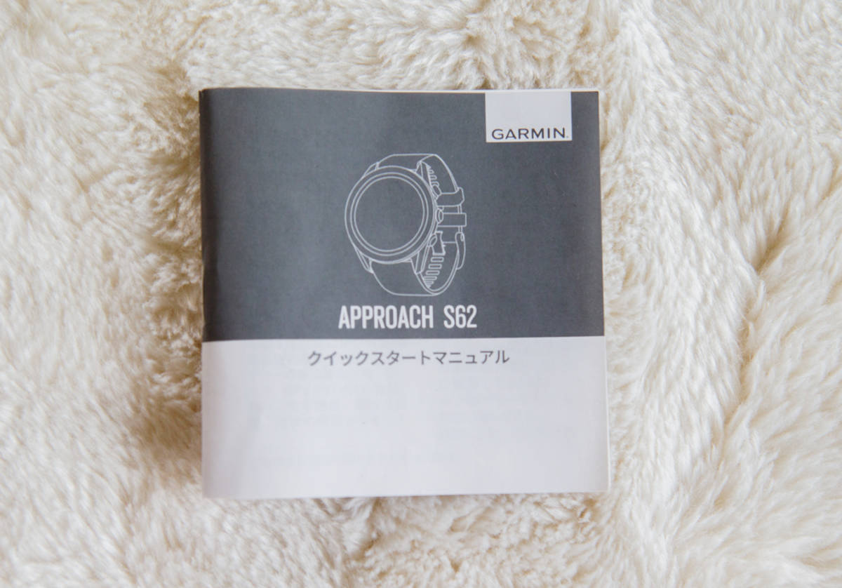 ガーミン Approach S62 GPSゴルフナビ ゴルフウォッチ ホワイト系 
