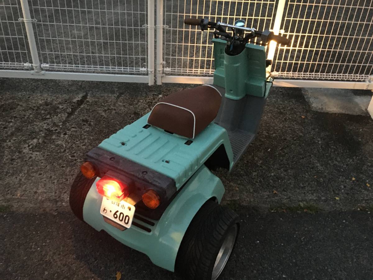ホンダ ジャイロX TD02 4スト おしゃれ 実動車 ミニカー登録 カスタム 