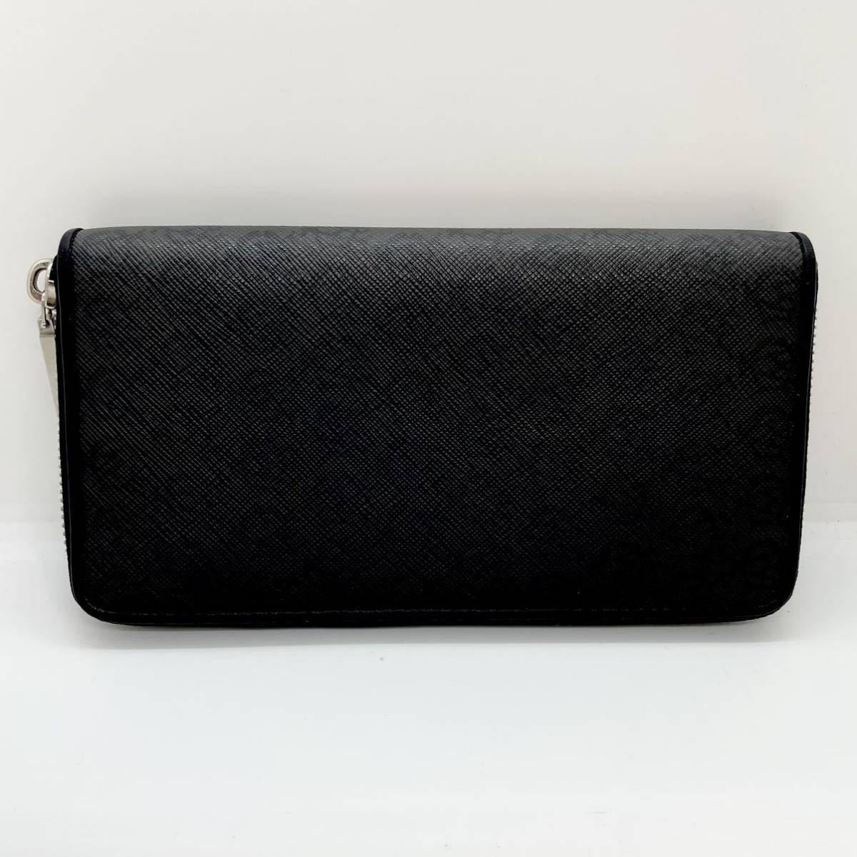 未使用品 dunhill ダンヒル 長財布 ダークブラウン レザー 小銭