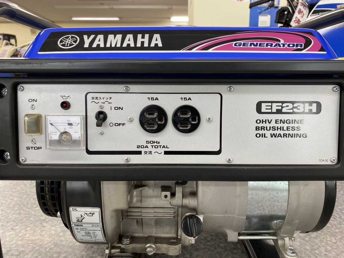 ○【着払い商品】 ヤマハ 発電機 EF23H EF23H ヤマハ 発電機 駅南やま