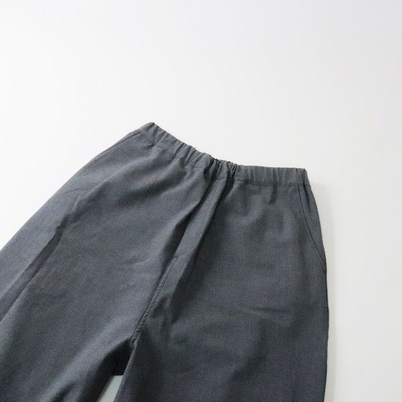 トラバイユマニュアル TRAVAIL MANUEL ストレッチレイバーパンツ/グレー イージー ワイド【2400013476980】