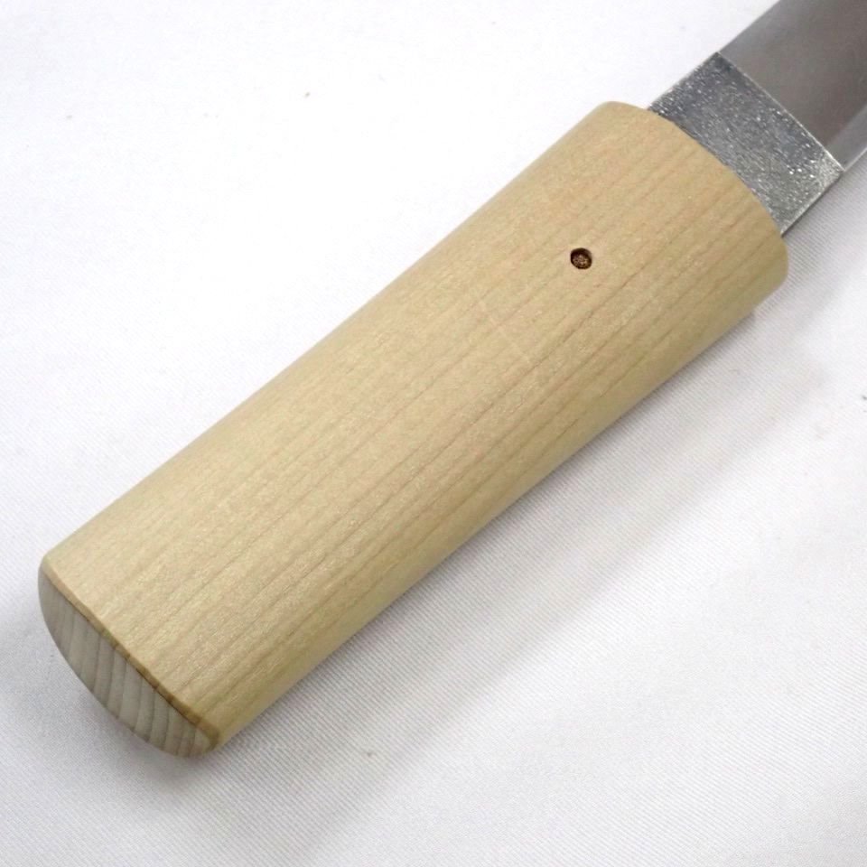 □脇差 冬広 刃長約33.2cm/約310g/保管袋・白鞘・柄・登録