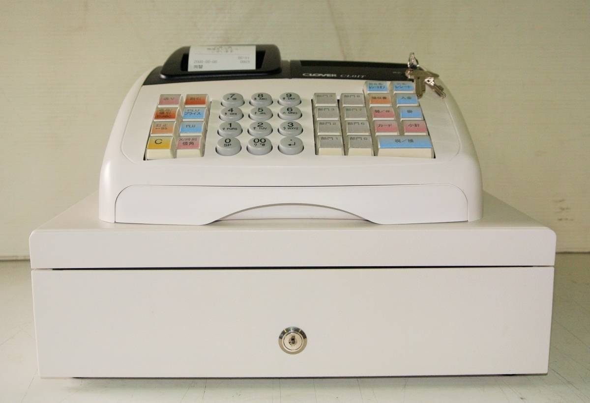 Clover n100lc クローバー電子 レジスター 問い合わせ 美品 レジスター 