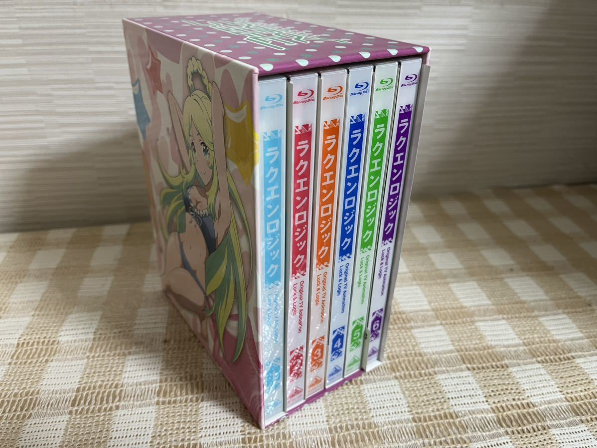 ラクエンロジック DVD全巻完結セット ラクエンロジック 初回全6巻セットBlu-ray カード付 即決 送料無料