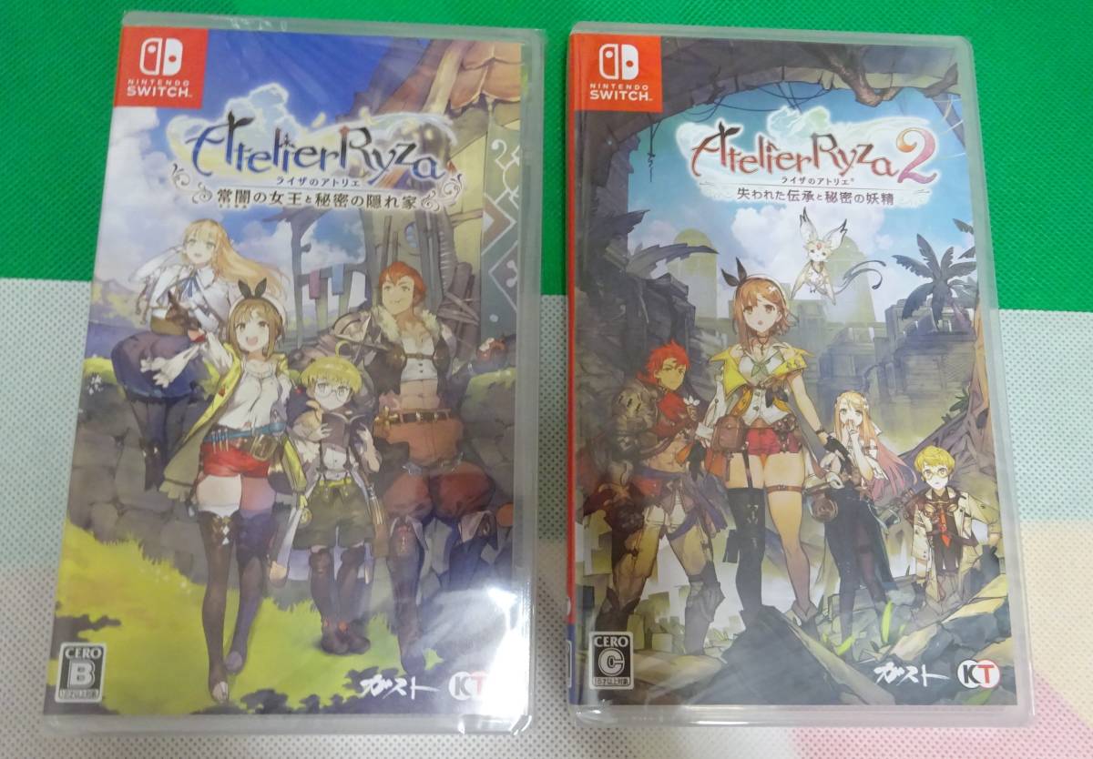 054) Switchソフト ライザのアトリエ1・2 限定ダブルパック ①