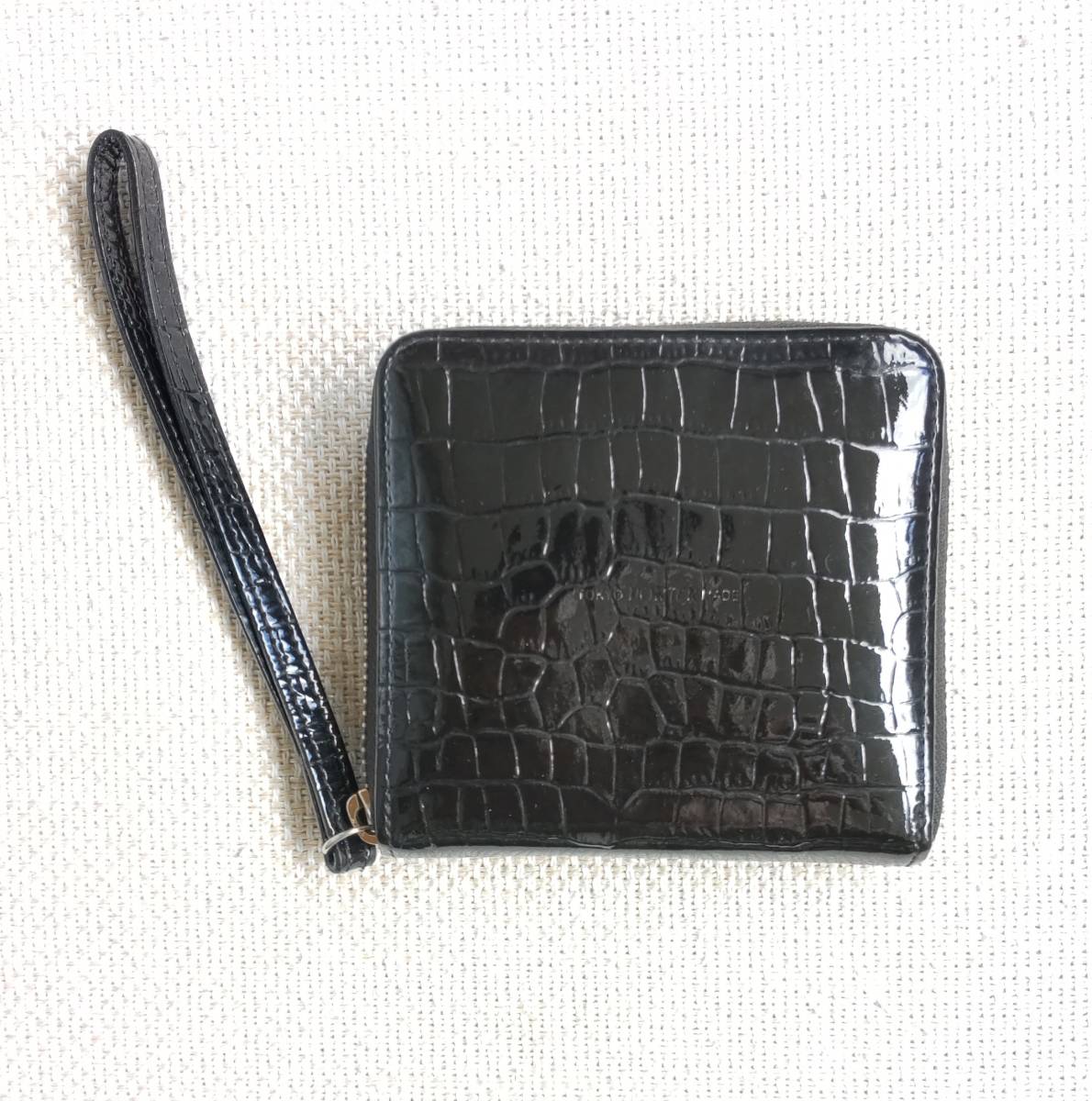 B JIRUSHI YOSHIDA 財布 クロコ型押し BLK ポーター 吉田カバン (財布