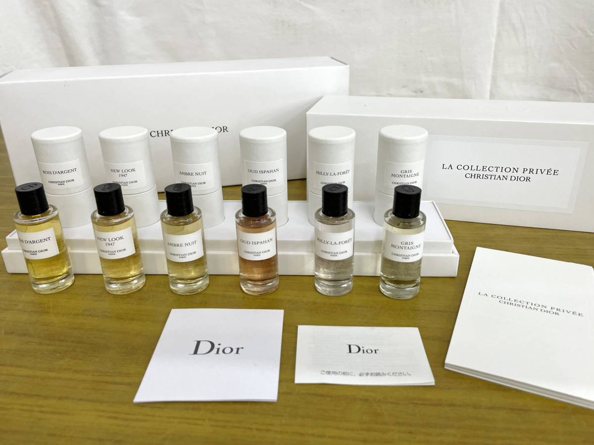 【未使用】クリスチャンディオール Christian Dior ミニボトル 香水 6本セット LA COLLECTION PRIVEE 管230822 BJAR