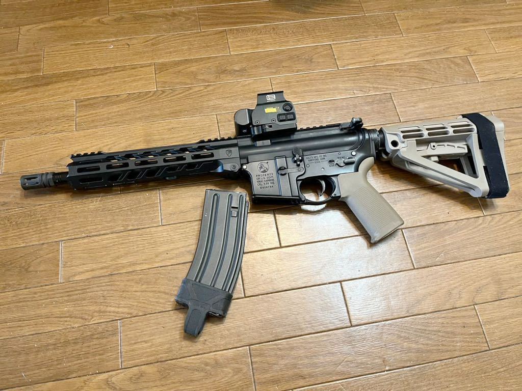 東京マルイ 次世代電動ガン M4A1 fortis ハンドガード pts グリップ 内部カスタム エボリューションギア ホロサイト eotech