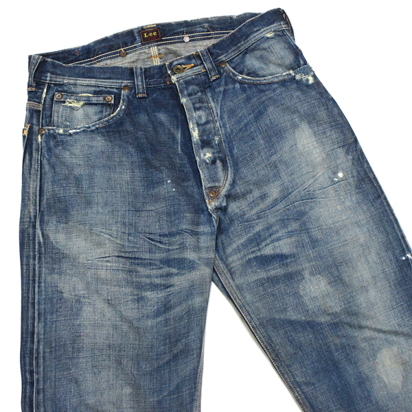 Leeカウボーイ101ビンテージデニムパンツ赤タグw31 Leeリー101Bcowboy