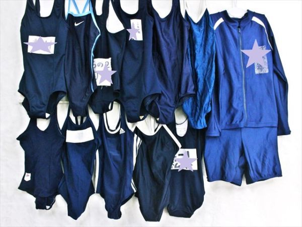 PE2-B89☆【たっぷりボリュームのお得セット♪】アディダスやフットマークなど☆サイズ様々ございます♪スイムウェア12枚セット