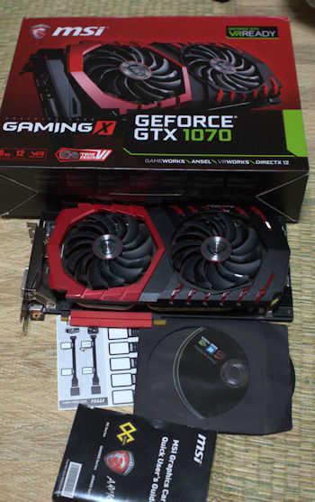 MSI GEFORCE GTX1070 GAMING X 8G 0 GTX MSI install Z Overclockers