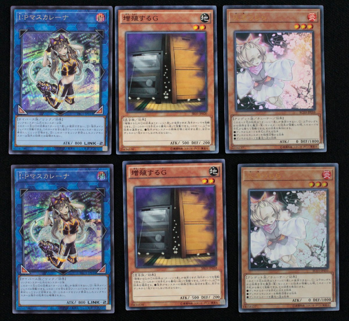 コレクション R18 遊戯王 マスカレーナ シークレット 灰流うらら I:P 絵違い 2枚セット