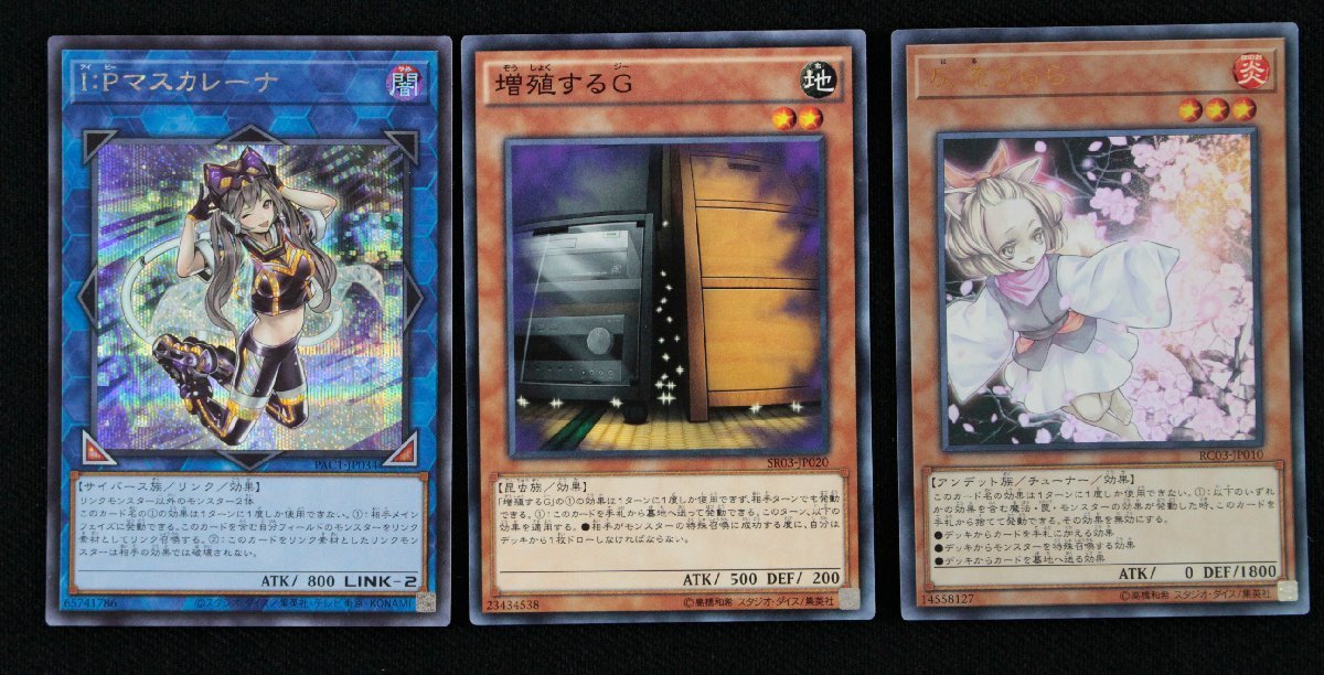 遊戯王 マスカレーナ シークレット 灰流うらら I:P 絵違い 2枚セット 