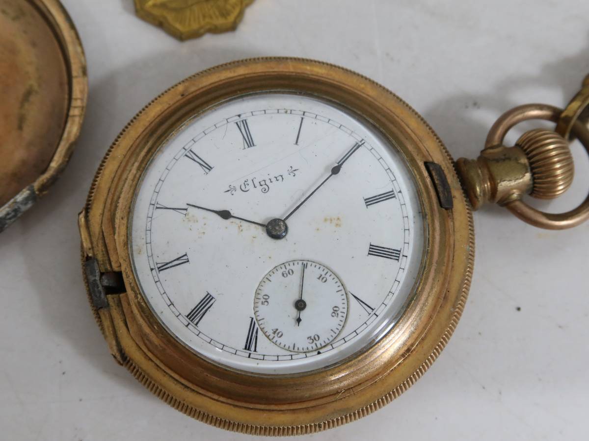 ELGIN エルジン 懐中時計 手巻き スモセコ 【公式通販】