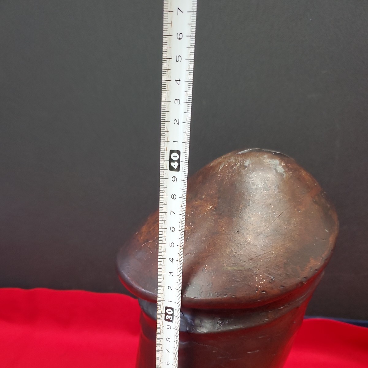 珍品 備前焼 男根 置物 オブジェシンボル いちもつ 男性 シンボル特大 