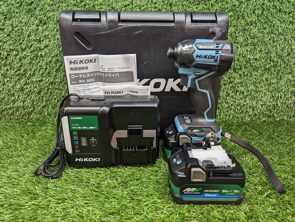 【送料無料，お買い得】 HiKOKI ハイコーキ 36V コードレスインパクトドライバ WH36DC 2XPSZ CB 限定色 セームブルー(本体)｜売買されたオークション情報、yahooの商品情報をアーカイブ公開 - オークファン インパクトドライバ