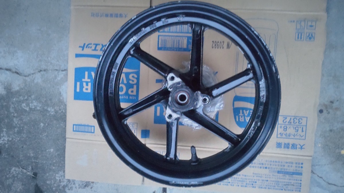 ホンダ NSR50 後期 リヤホイール 中古品 キズあり 塗装剥げあり パーツ