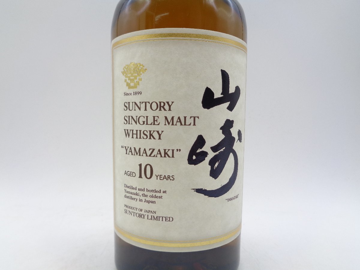 SUNTORY WHISKY サントリー シングルモルト ウイスキー 山崎 10年 