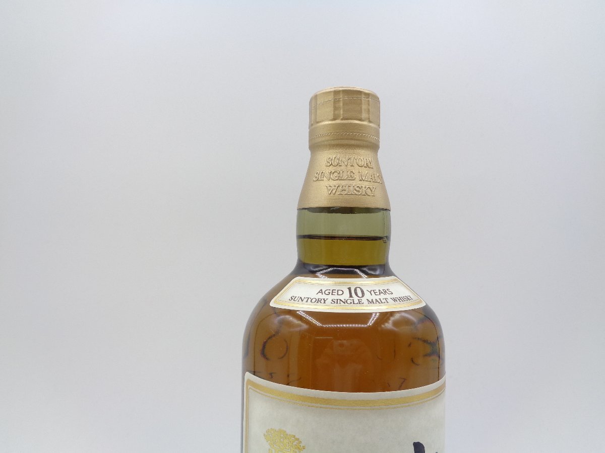 SUNTORY WHISKY サントリー シングルモルト ウイスキー 山崎 10年 