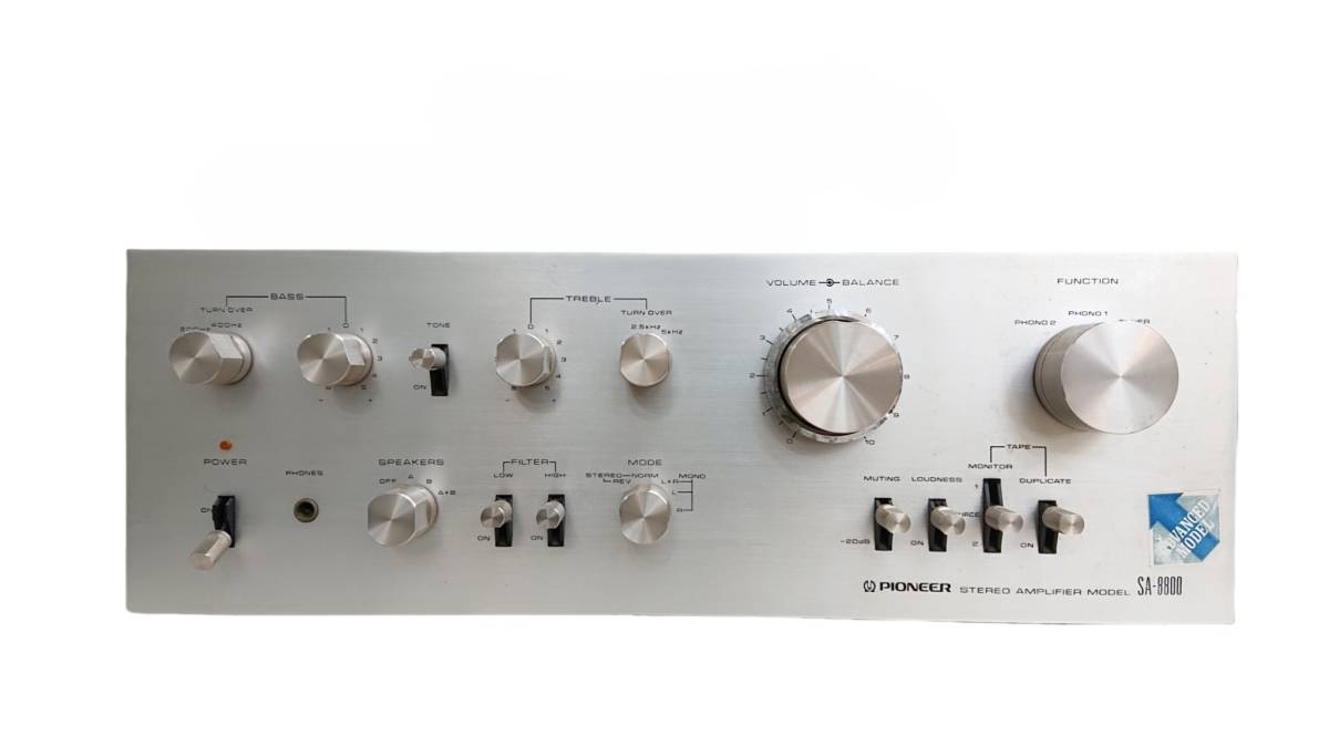 プリメインアンプ パイオニア 『sa-8800 』オーバーホール・整備品
