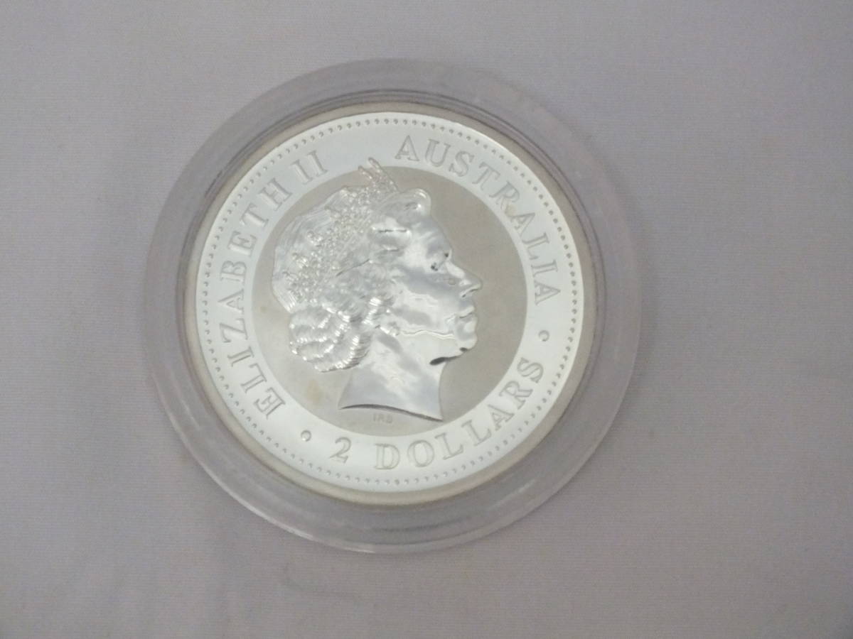 2オンス 2000年 オーストラリア 2ドル 銀貨 龍
