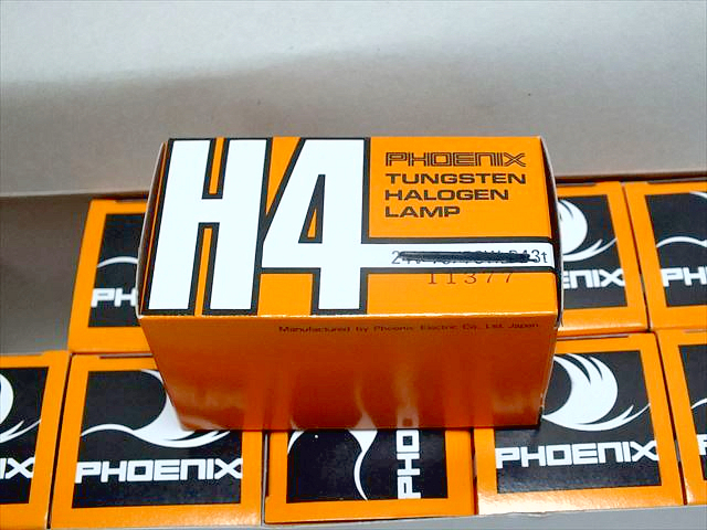 未使用　ハロゲンバルブ　H4タイプ　ヘッドライト用　12V 55/60W　10個セット