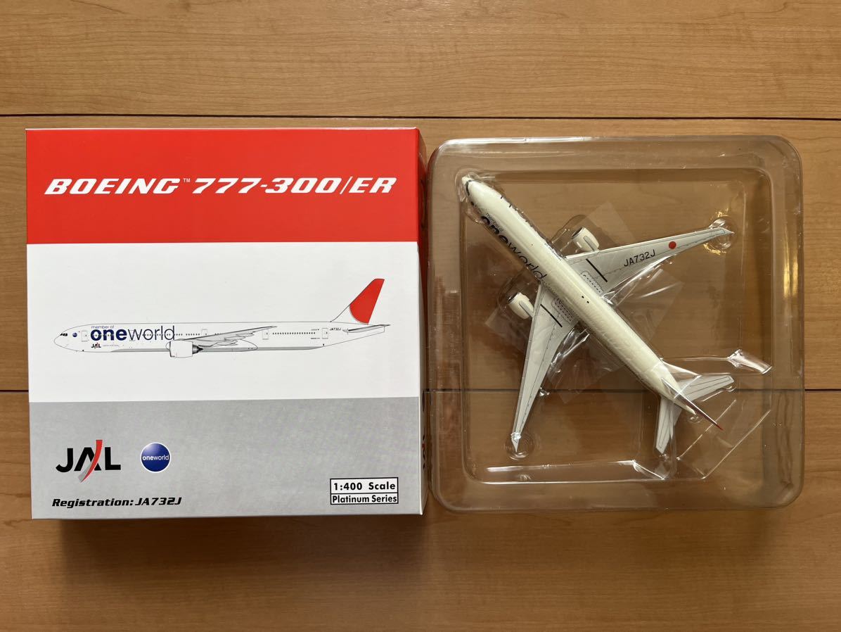 JAL BOEING 777-300ER 1/400 phoenix フェニックス社製 ONE WORLD