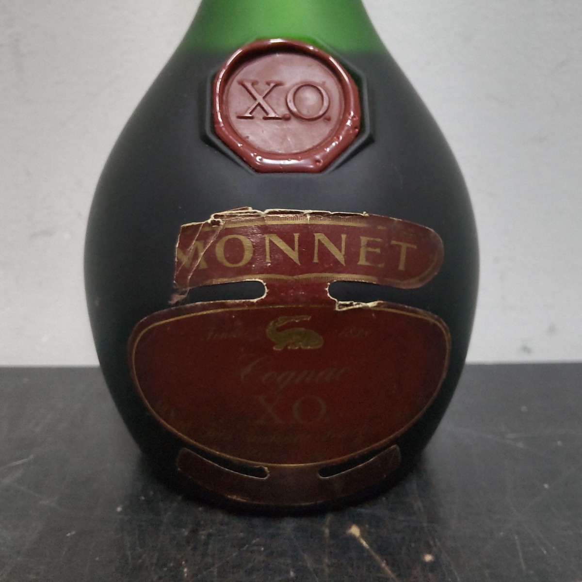 Monnet X.O. モネXO クリスタルボトル コニャック ♯1631 古酒未