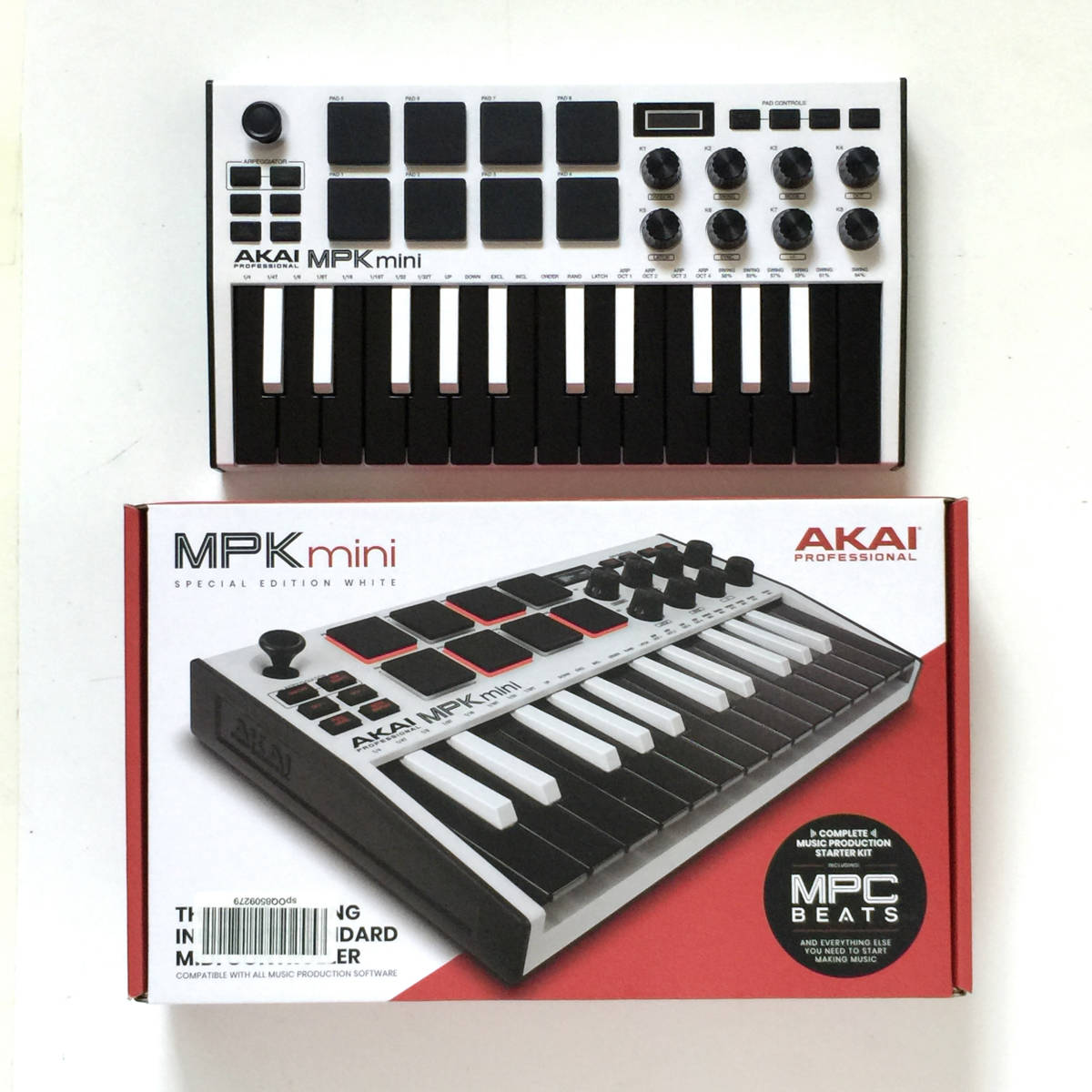 MPK mini AKAI Akai MIDIキーボード Professional Mini MK3 USB MIDI 