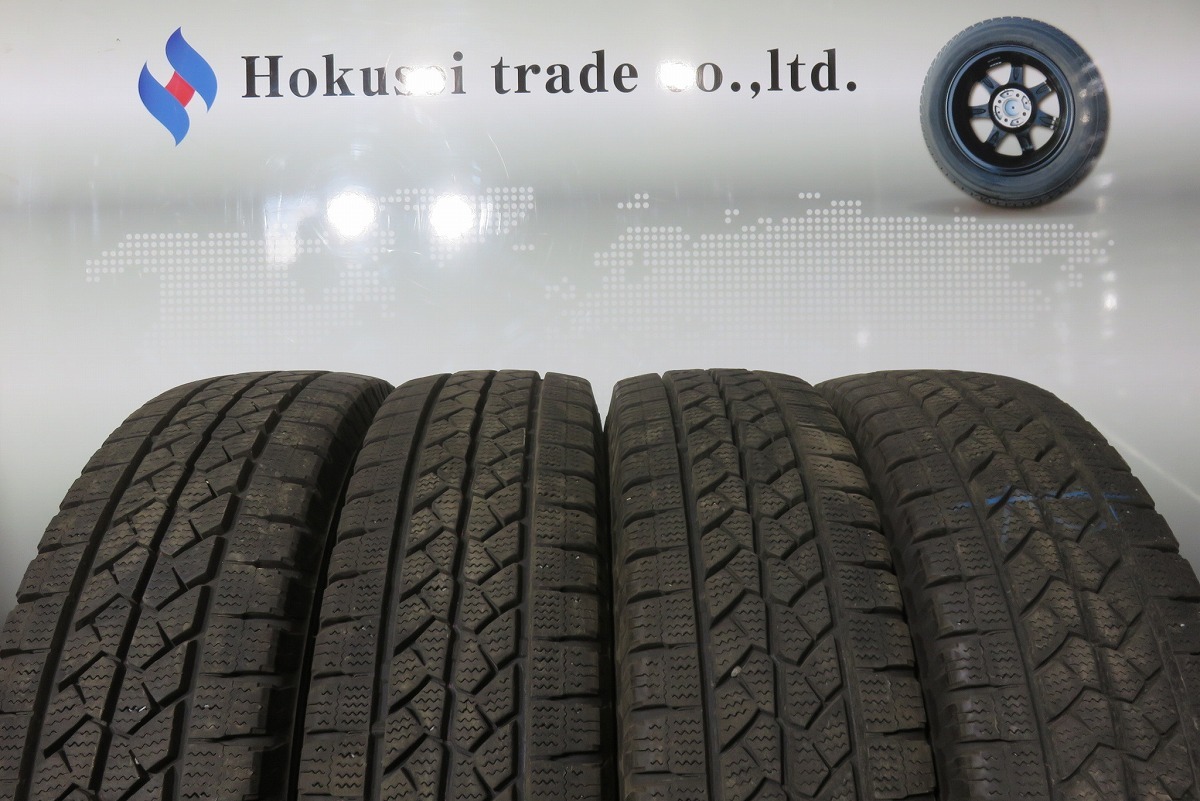 BRIDGESTONE／ブリジストン BLIZZAK VL1 195/80R15 107/105L LT 4本SET／2020年製 8分山 スタッドレス／中古 ／23082404