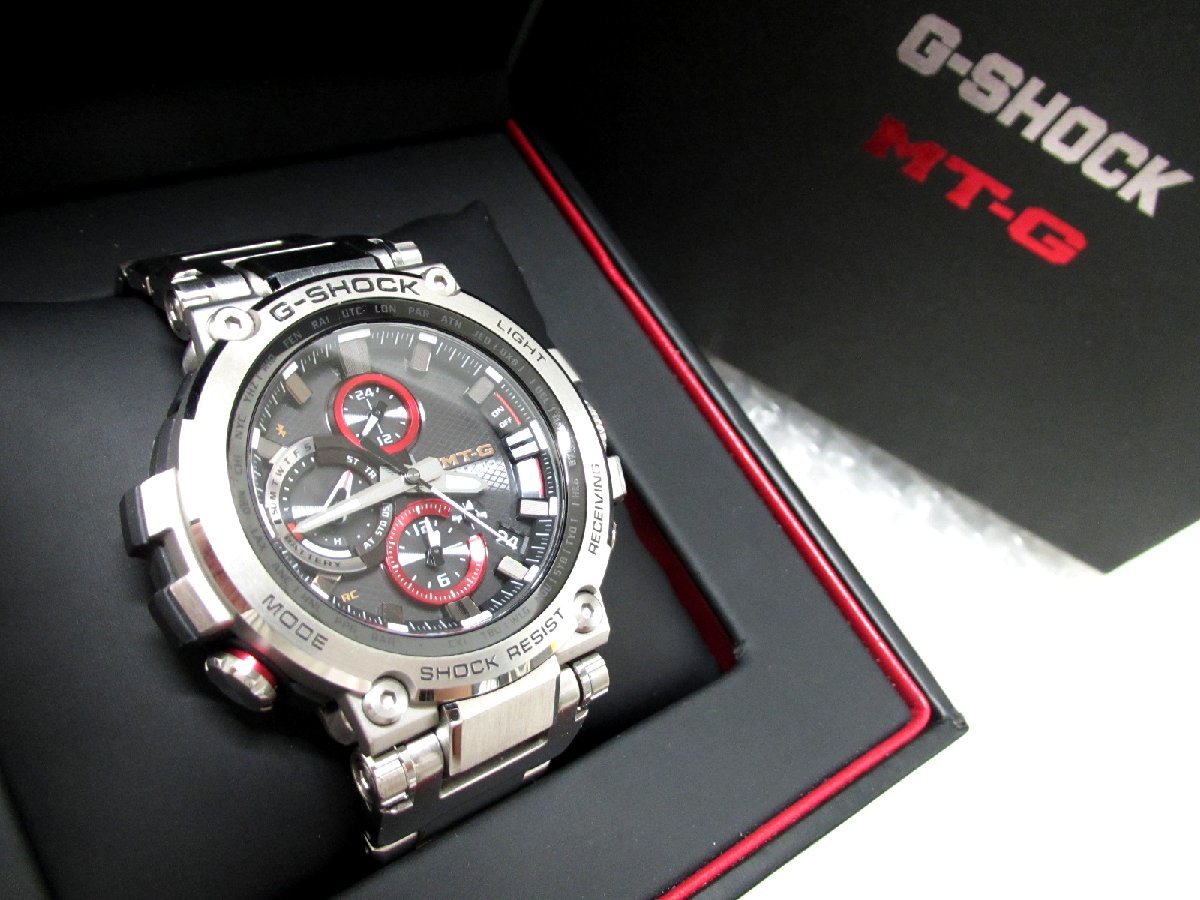 ■◆美品　G-SHOCK MT-G MTG-B1000D-1AJF 電波ソーラー Bluetooth搭載 スマートフォンリンク　カシオ　Ｇショック
