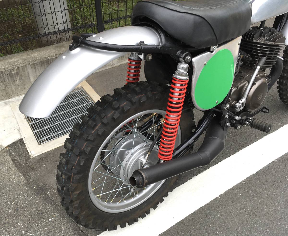 ビンテージモトクロス エルシノア アルミタンク MT250 CR250M 書付 CR