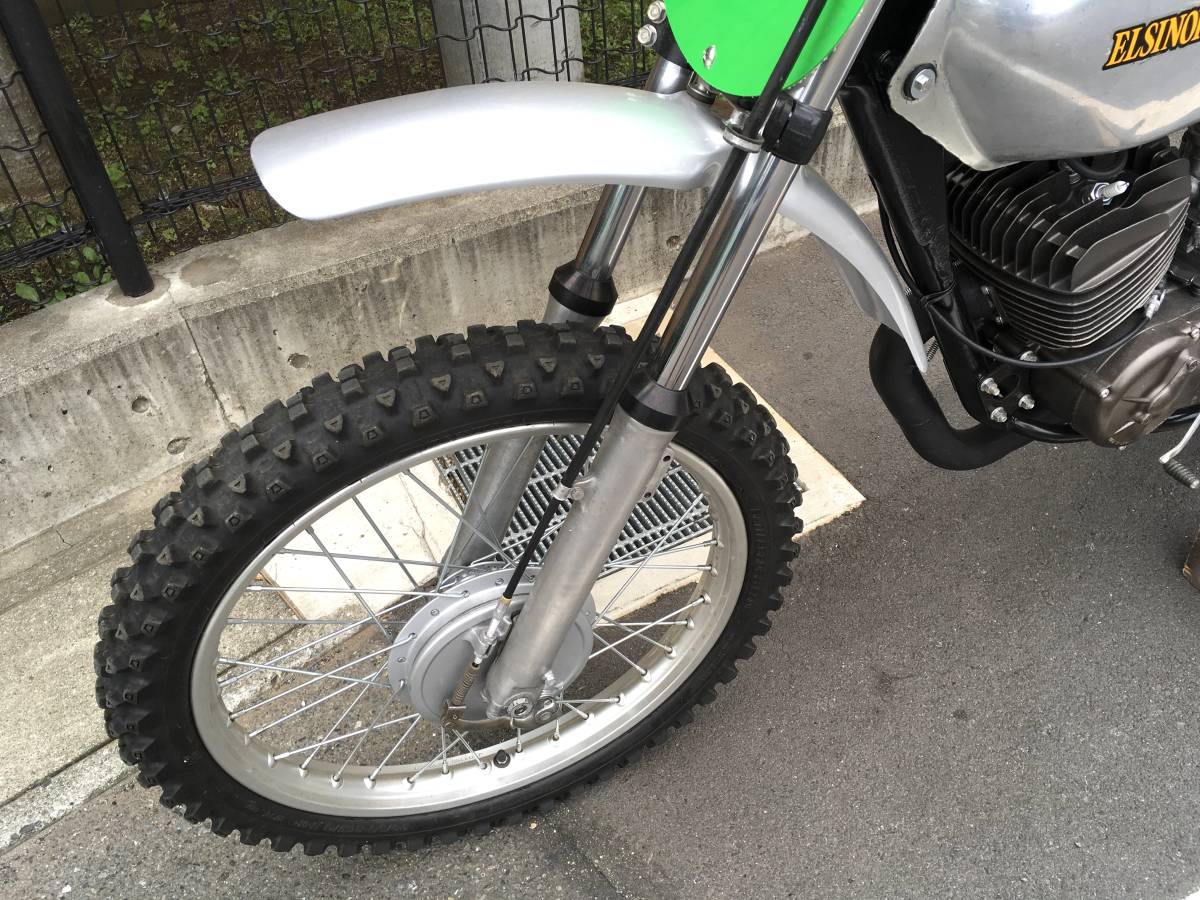ビンテージモトクロス エルシノア アルミタンク MT250 CR250M 書付 CR