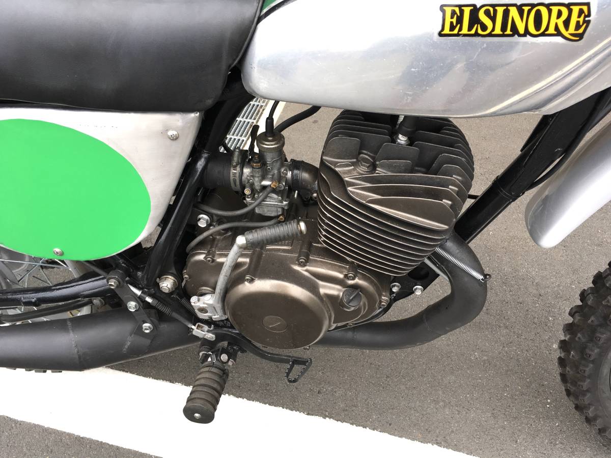 ビンテージモトクロス エルシノア アルミタンク MT250 CR250M 書付 CR