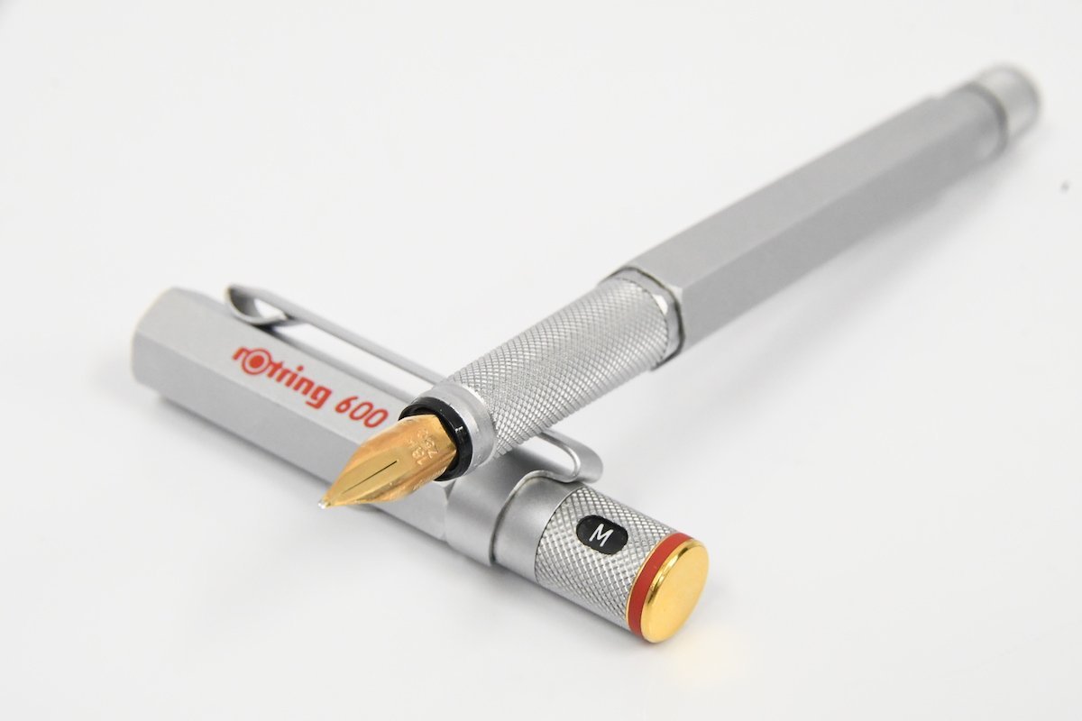 rotring ロットリング 600 18K 750 M シルバー 万年筆 【公式通販】