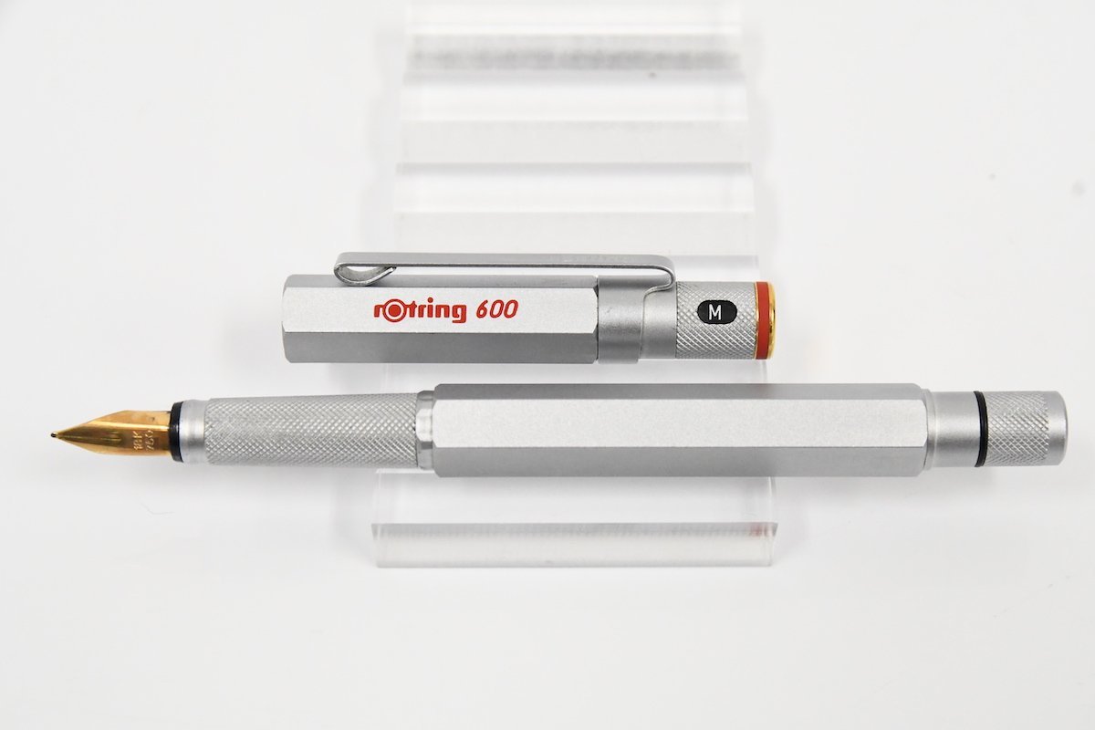 rotring ロットリング 600 18K 750 M シルバー 万年筆 【公式通販】