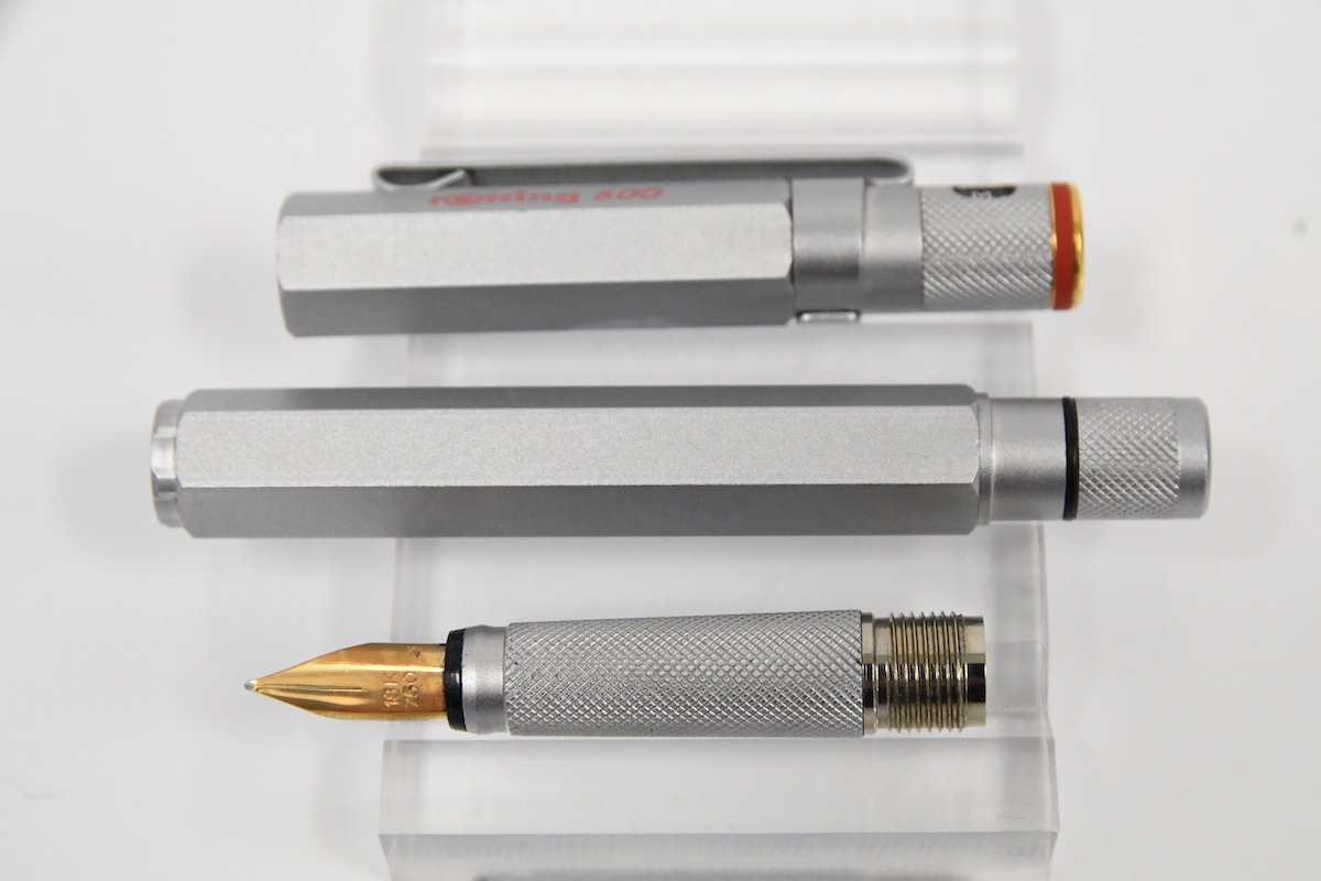 rotring ロットリング 600 18K 750 M シルバー 万年筆 【公式通販】