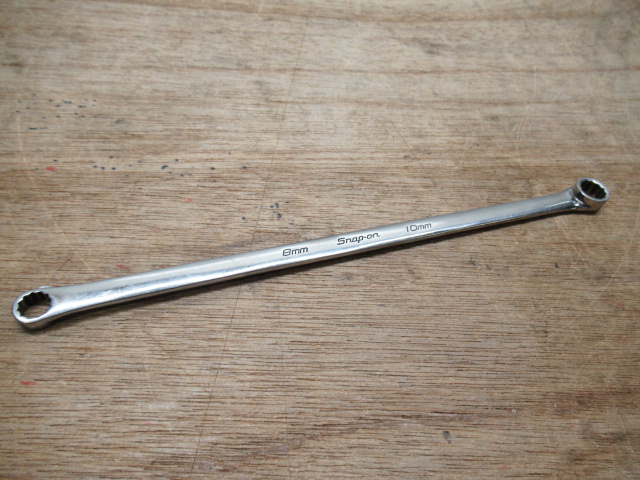 Snap-on スナップオン ストレートメガネレンチ XDHFM810 8mm 10mm 管理ABC0824C-YP10