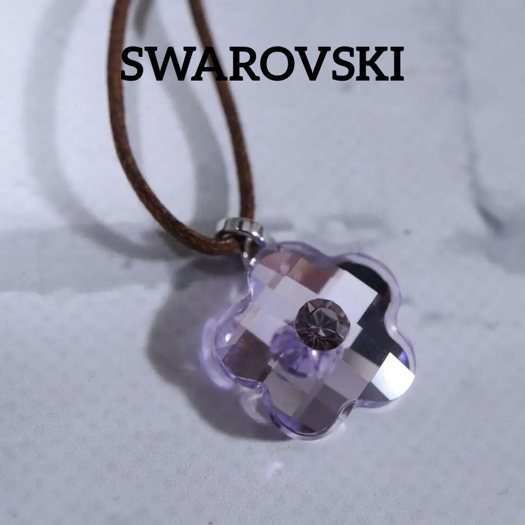 【匿名配送】 SWAROVSKI スワロフスキー ネックレス 花 ピンク 3