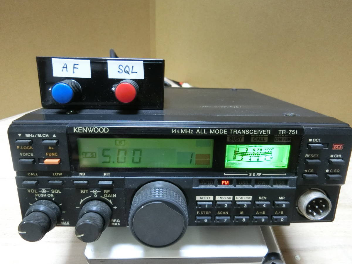 ケンウッド kenwood TR-751 144MHz オールモードトランシーバー 美品